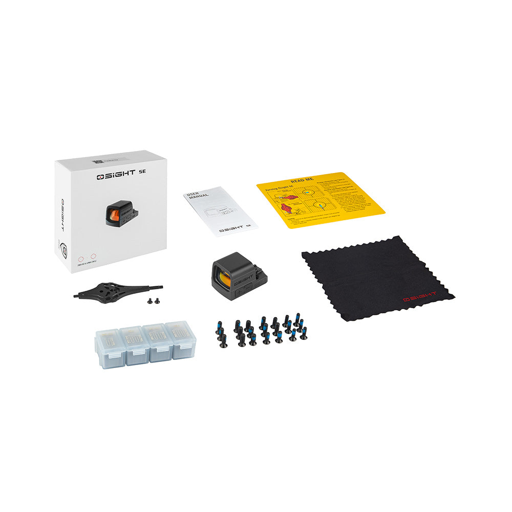Osight SE RMSc Footprint Enclosed Red Dot Sight with Replaceable Battery