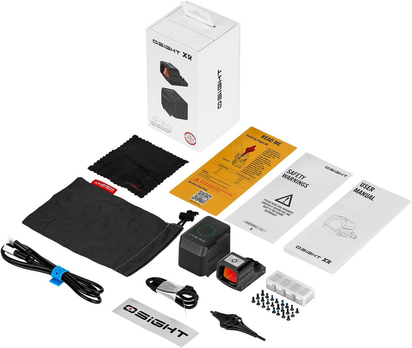 Osight XR Enclosed Red Dot Sight with Ruggedized Miniature Reflex Footprint and 2/6+32 MOA Multi-Reticle System