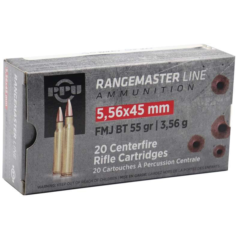 Prvi Partizan Rangemaster 5.56mm NATO M193 Ammunition 55 Grain Full Metal Jacket Boat Tail Case of 1000