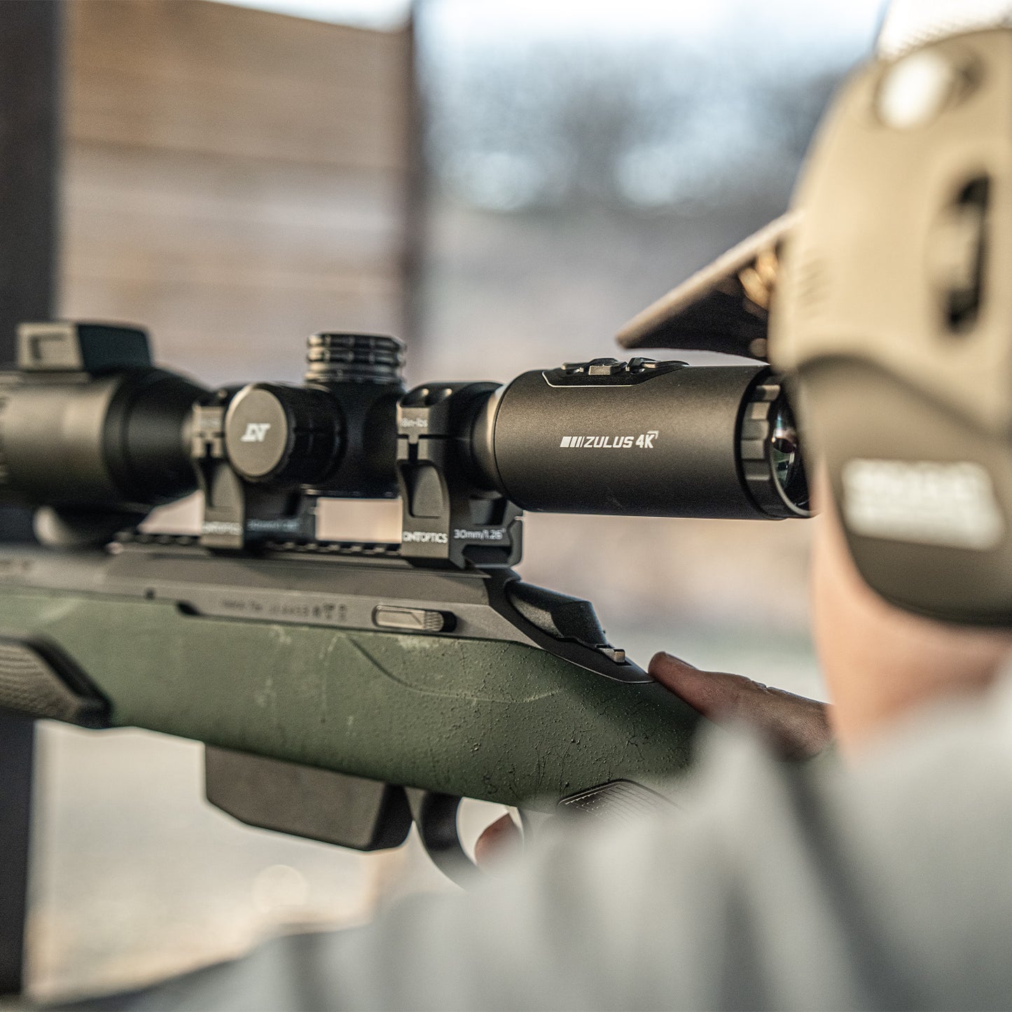 ZULUS 4K Tube-Style Digital Day & Night Vision Scope with Laser Rangefinder and DNT Ballistic Engine