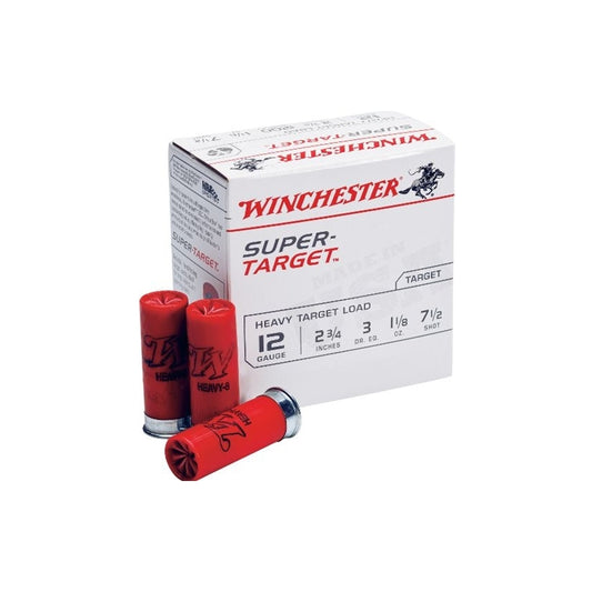 Winchester Super Target 12 Gauge 2 3/4" 1 1/8oz. #7.5 Shot [250 rounds]