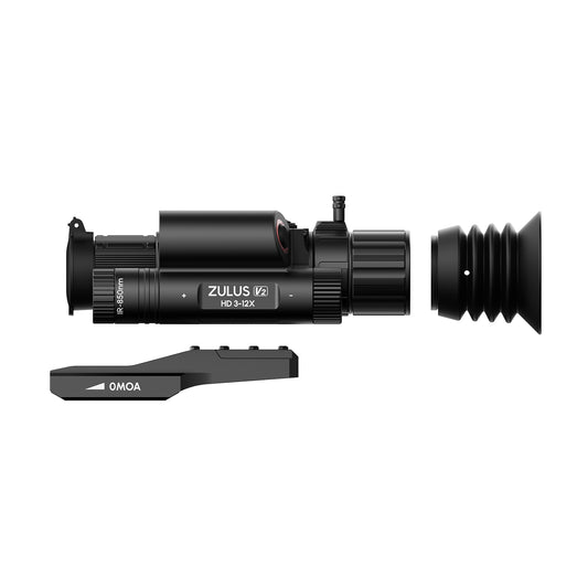 Zulus HD 3-12x V2 Digital Day/Night Optic w/ Laser Rangefinder