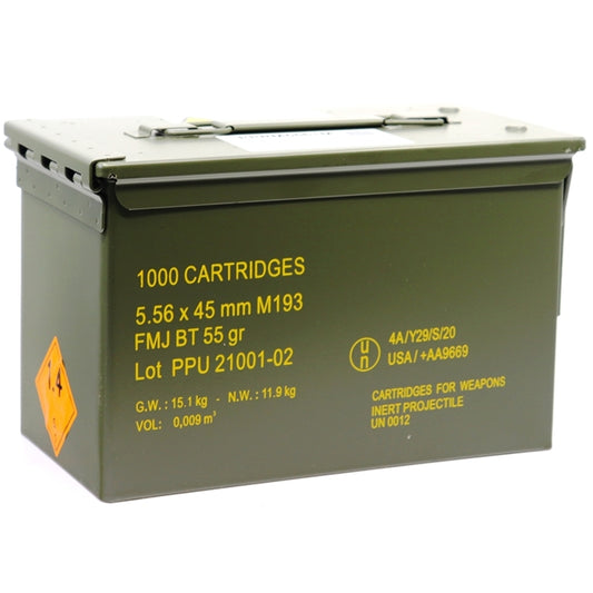 Prvi Partizan Rangemaster 5.56mm NATO M193 Ammo 55 Grain FMJBT 1000 Rounds in Ammo Can