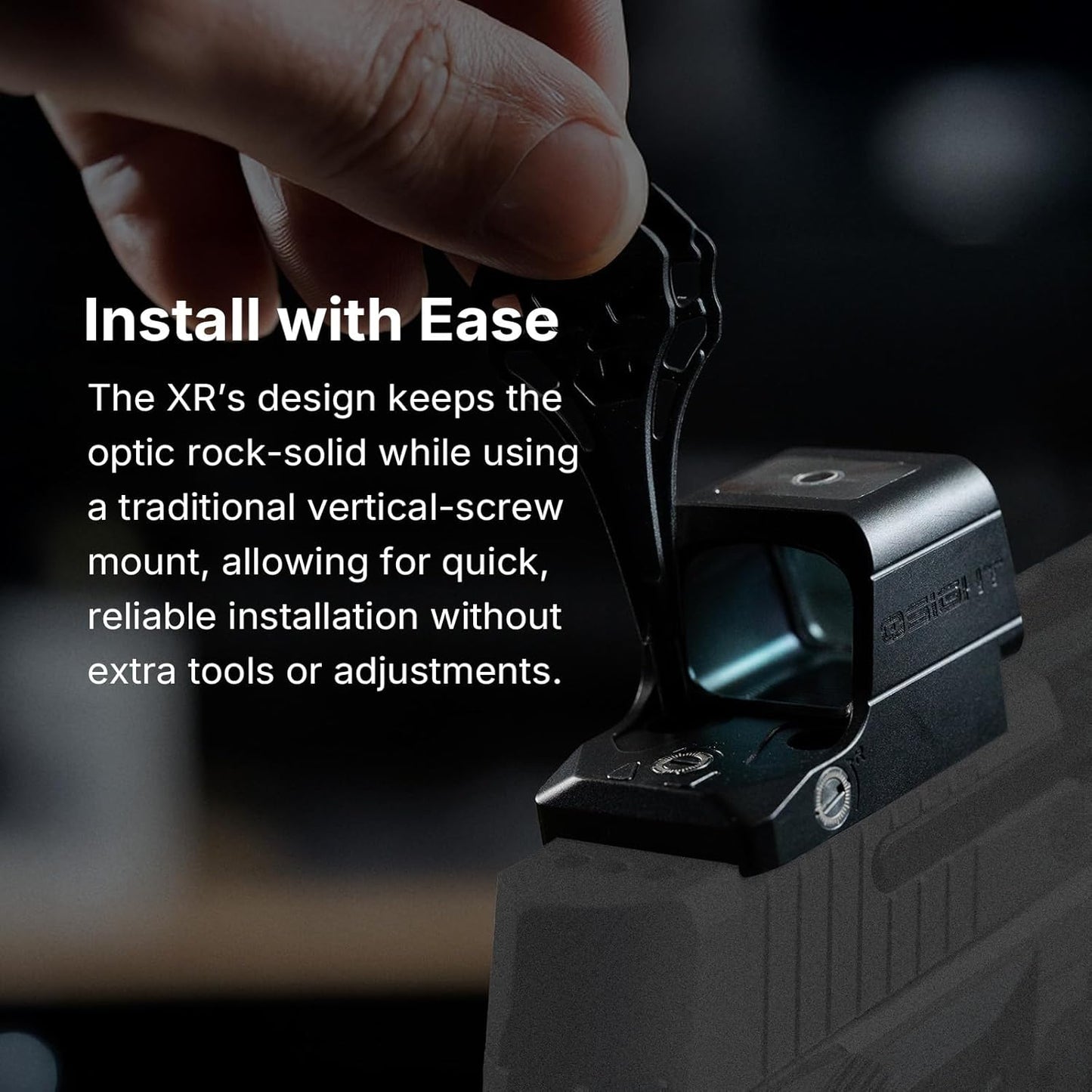 Osight XR Enclosed Red Dot Sight with Ruggedized Miniature Reflex Footprint and 2/6+32 MOA Multi-Reticle System