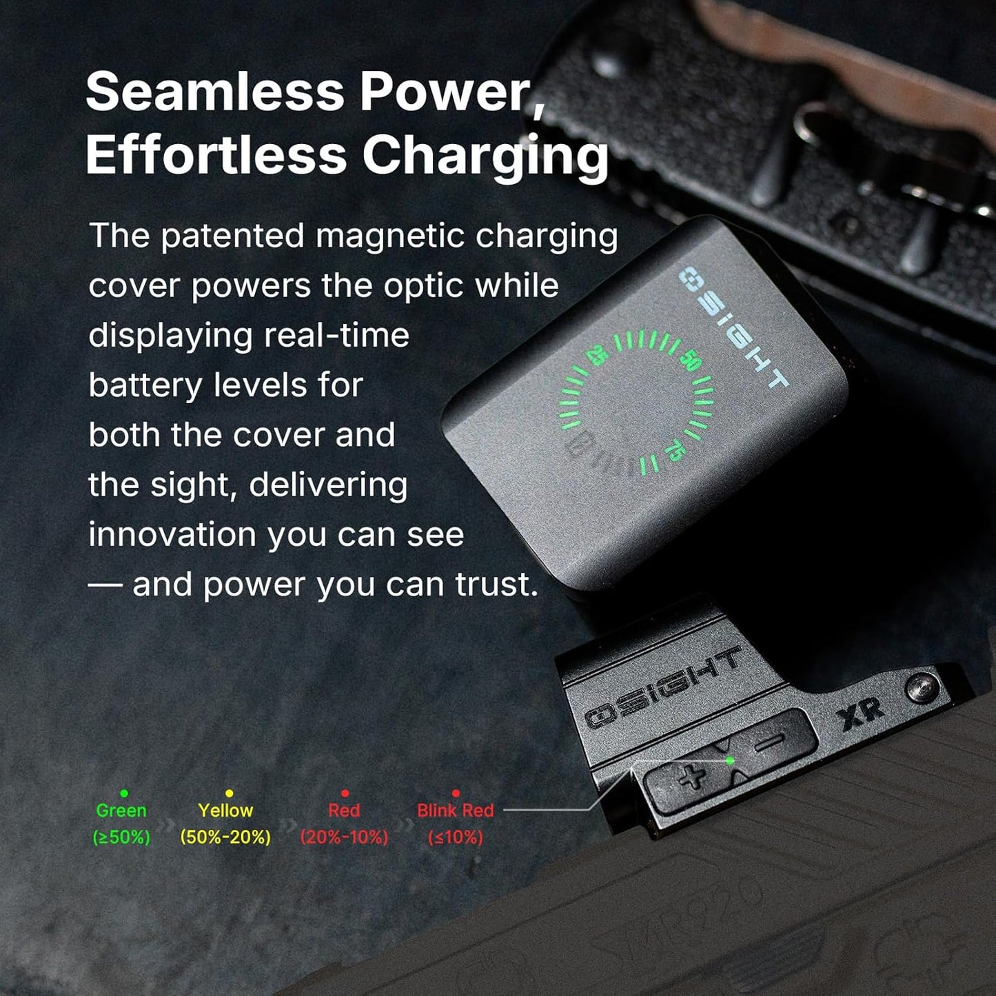 Osight XR Enclosed Red Dot Sight with Ruggedized Miniature Reflex Footprint and 2/6+32 MOA Multi-Reticle System