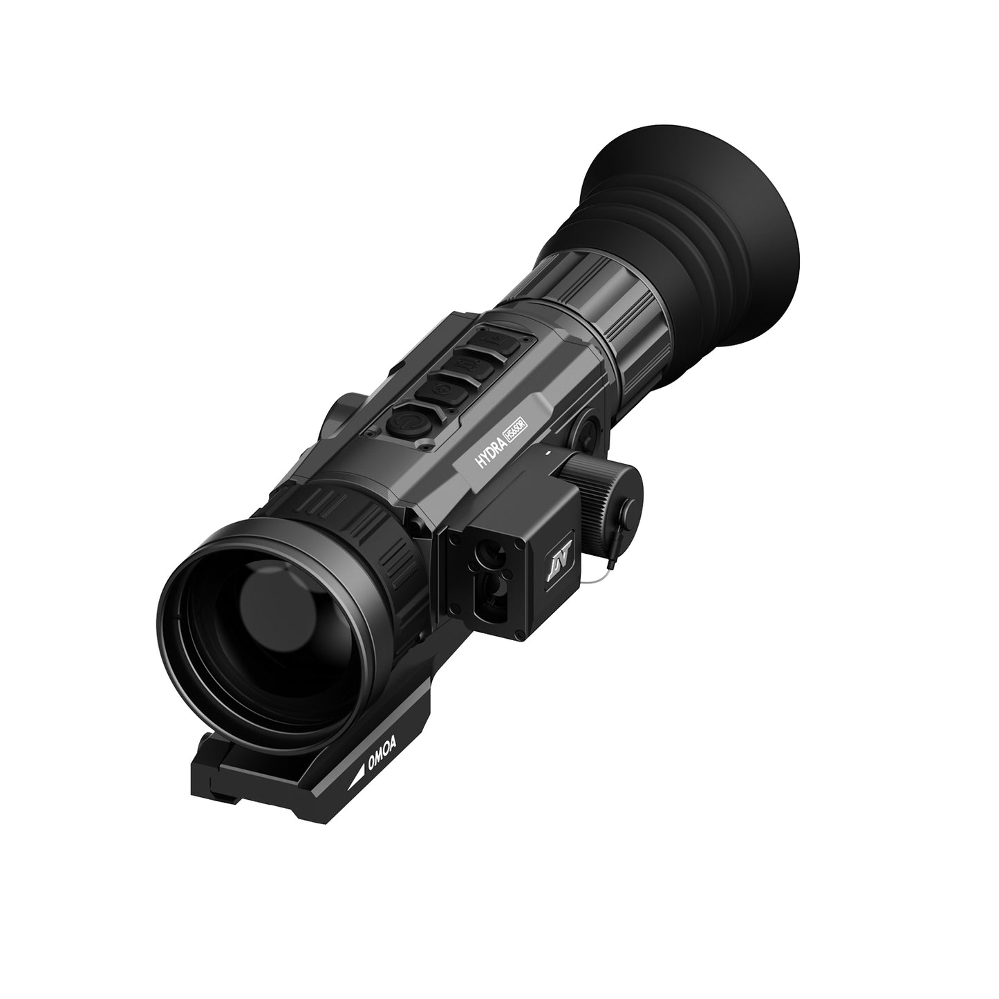 HS650R – HYDRA-LRF 640×512 50mm Multi-Function Thermal Scope with Laser Rangefinder and Ballistic Calculator – Standalone Scope, Clip-On, Handheld Monocular