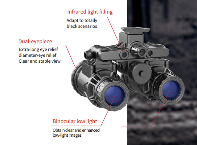 Infiray Jerry-31 WP Night Vision Binocular W/FREE battery Pack FREE GLOBAL SHIPPING